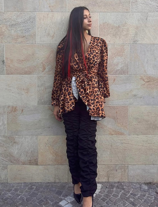 KIMONO LEOPARDATO