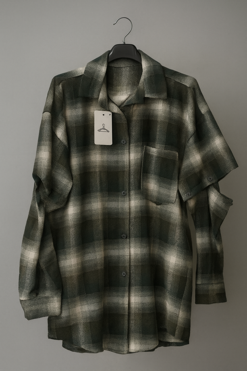 Camicia Oversize a Quadri