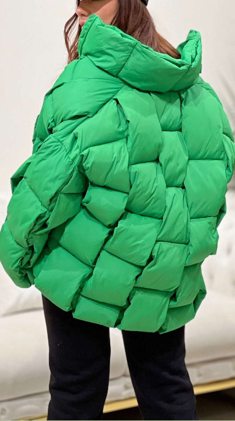 Giubbotto Puffer Verde